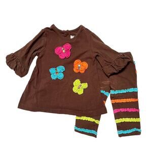 Rare Editions Butterfly Outfit Size 6-9m